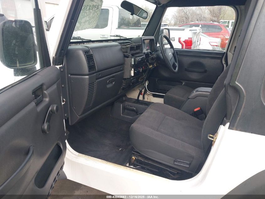 2005 Jeep Wrangler Sport Rhd VIN: 1J4F449S05P341031 Lot: 43943863