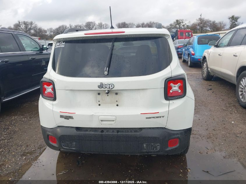 2019 Jeep Renegade Sport Fwd VIN: ZACNJAAB5KPK86236 Lot: 43943866