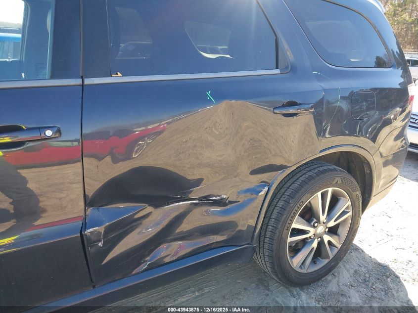 2013 Dodge Durango Sxt VIN: 1C4RDHAG1DC673230 Lot: 43943875