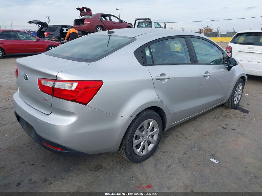 KNADM4A35F6504164 2015 KIA RIO photo no. 4