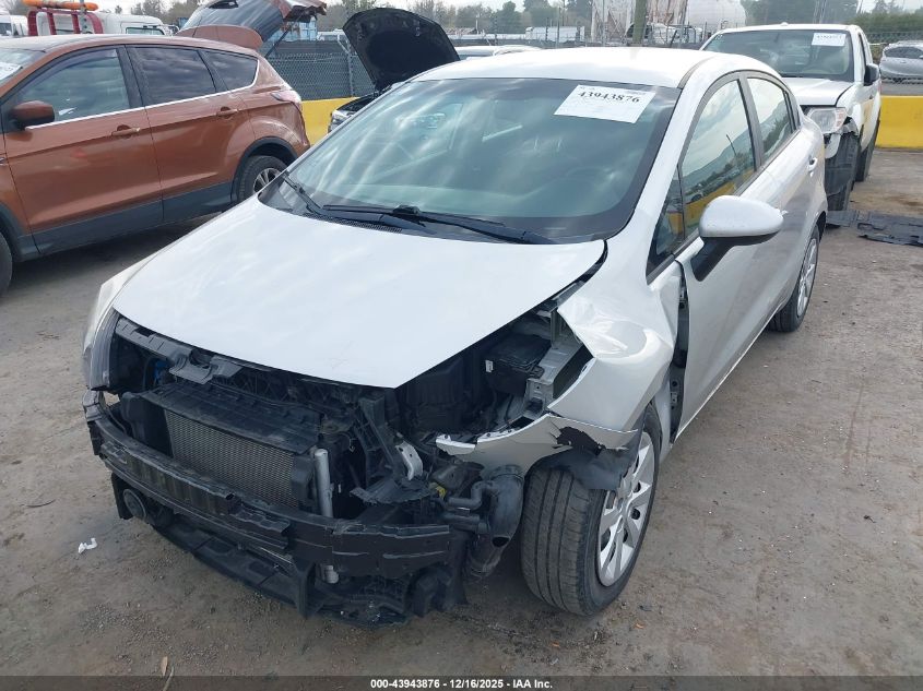 2015 Kia Rio Lx VIN: KNADM4A35F6504164 Lot: 43943876