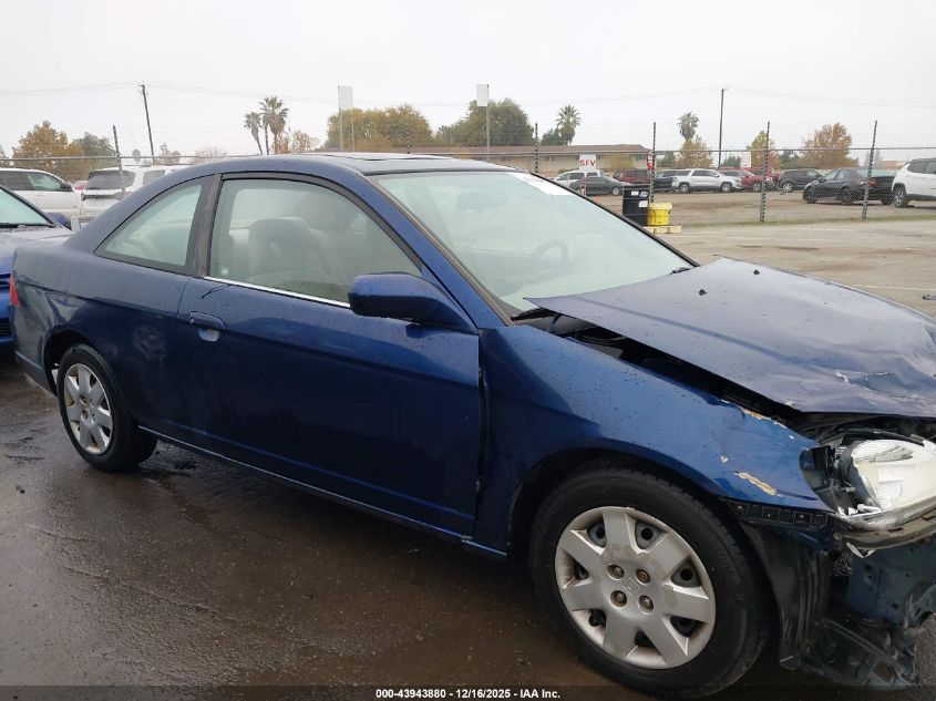 2002 Honda Civic Ex VIN: 1HGEM22922L057871 Lot: 43943880