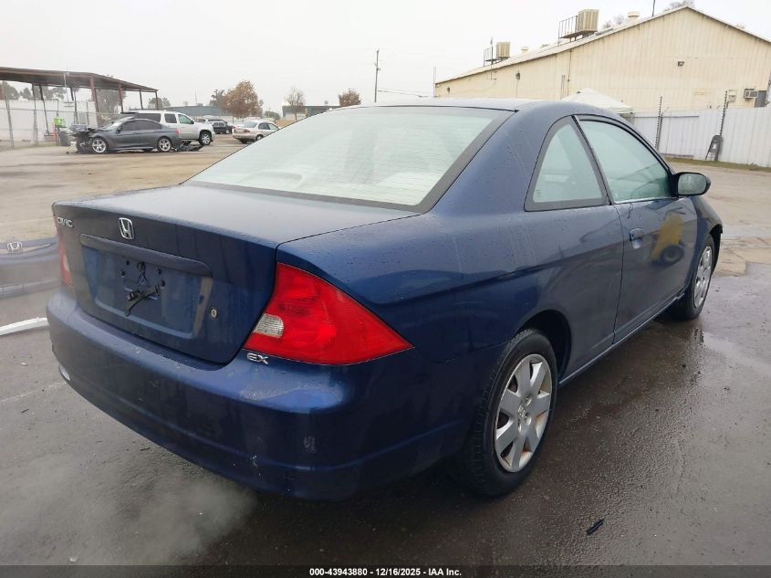 2002 Honda Civic Ex VIN: 1HGEM22922L057871 Lot: 43943880