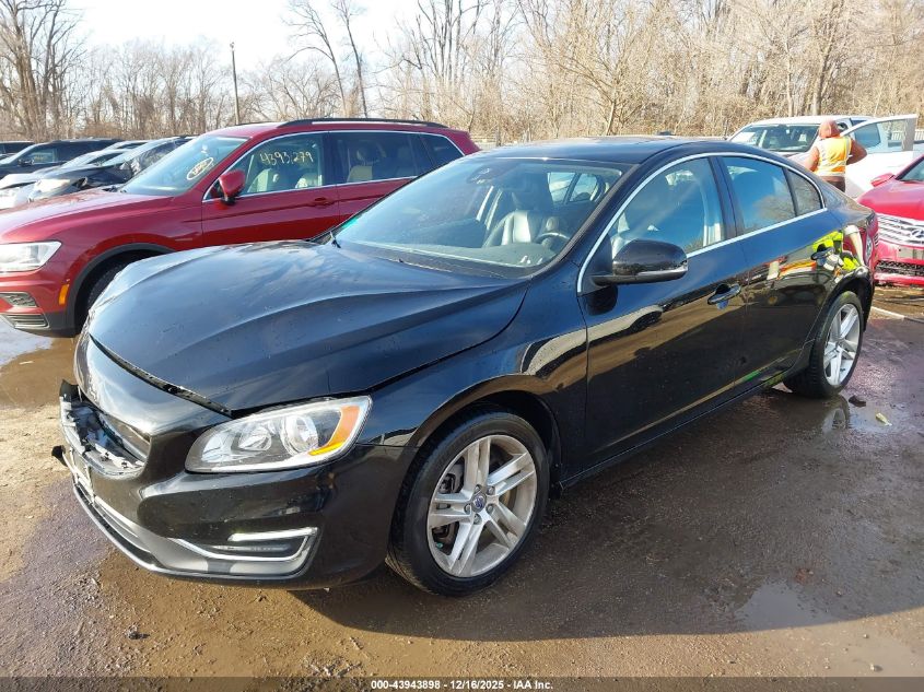 2014 Volvo S60 T5 VIN: YV1612FS6E1284273 Lot: 43943898