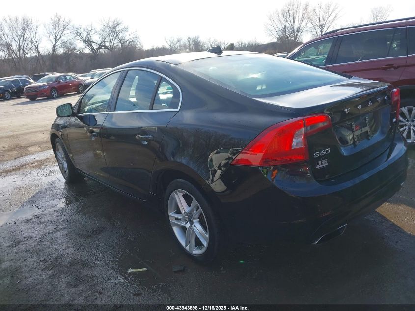 2014 Volvo S60 T5 VIN: YV1612FS6E1284273 Lot: 43943898