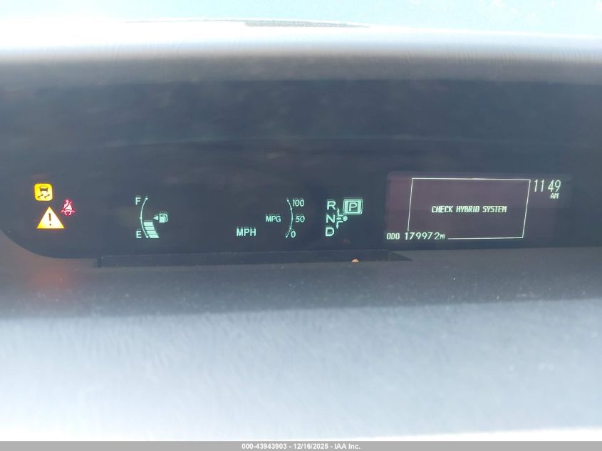 2010 Toyota Prius Iii VIN: JTDKN3DU2A0198963 Lot: 43943903