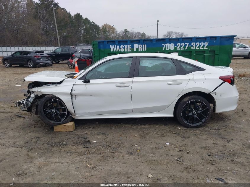 2025 Honda Civic Sport VIN: 2HGFE2F50SH574639 Lot: 43943918