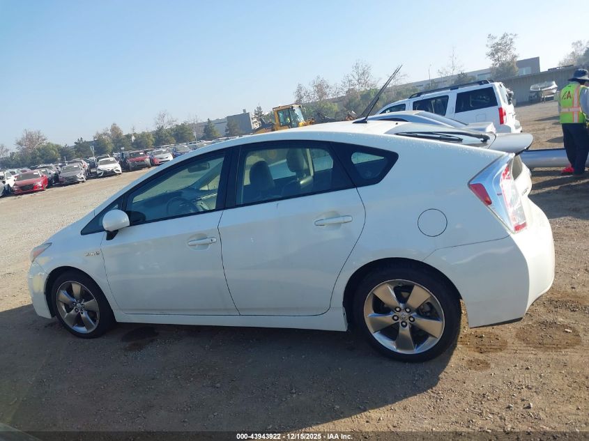 2013 Toyota Prius Three Se VIN: JTDKN3DU4D1643539 Lot: 43943922