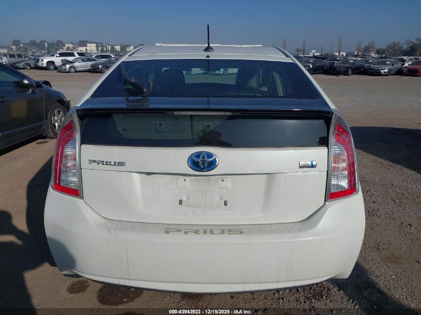 2013 Toyota Prius Three Se VIN: JTDKN3DU4D1643539 Lot: 43943922