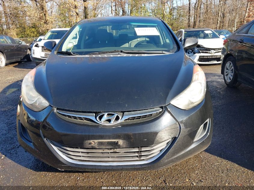 2013 Hyundai Elantra Gls VIN: 5NPDH4AE9DH369511 Lot: 43943939