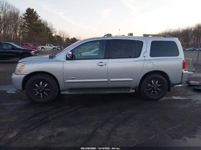 2005 Nissan Armada Le VIN: 5N1AA08B75N732980 Lot: 43943965