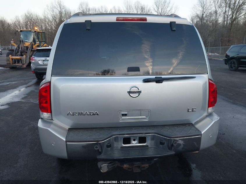 2005 Nissan Armada Le VIN: 5N1AA08B75N732980 Lot: 43943965