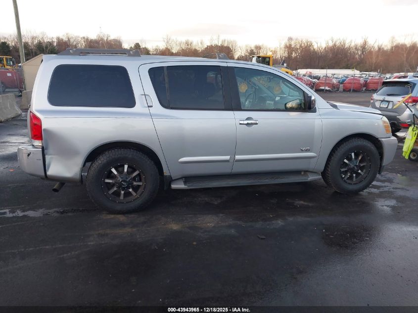 2005 Nissan Armada Le VIN: 5N1AA08B75N732980 Lot: 43943965