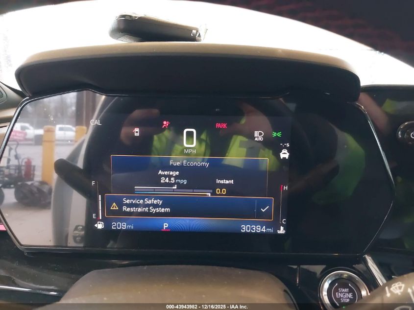 2024 Chevrolet Trax Fwd 2Rs VIN: KL77LJE24RC169386 Lot: 43943982