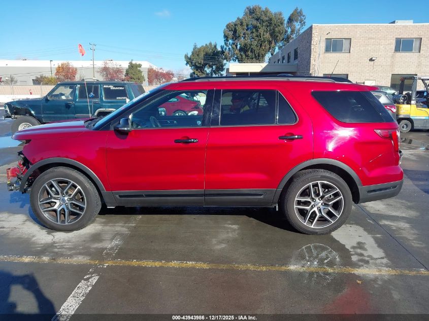 2018 Ford Explorer Sport VIN: 1FM5K8GT2JGB09885 Lot: 43943986