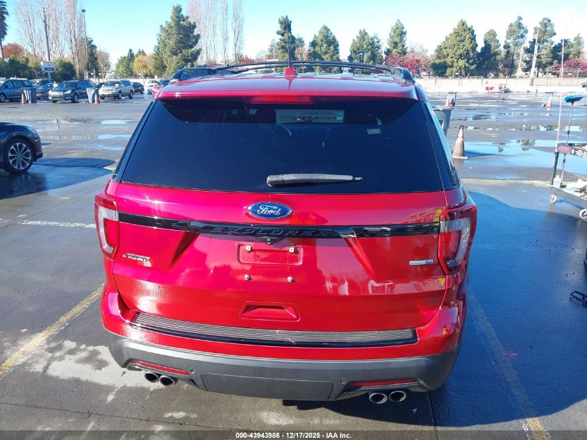 2018 Ford Explorer Sport VIN: 1FM5K8GT2JGB09885 Lot: 43943986