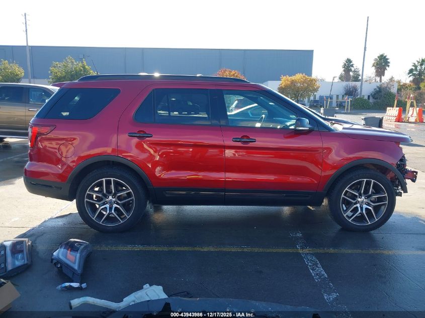 2018 Ford Explorer Sport VIN: 1FM5K8GT2JGB09885 Lot: 43943986