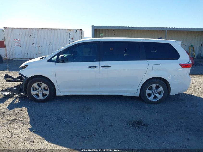2020 Toyota Sienna L VIN: 5TDZZ3DC3LS049083 Lot: 43944004