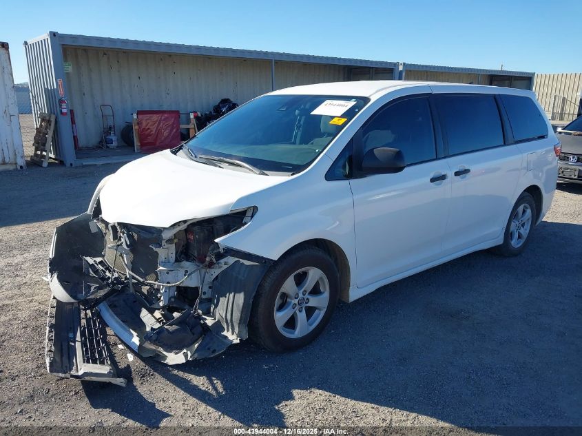 2020 Toyota Sienna L VIN: 5TDZZ3DC3LS049083 Lot: 43944004