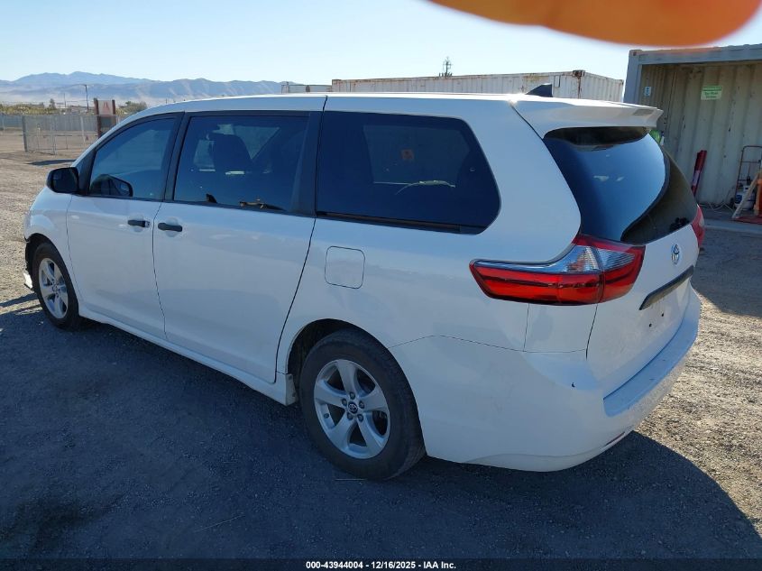 2020 Toyota Sienna L VIN: 5TDZZ3DC3LS049083 Lot: 43944004