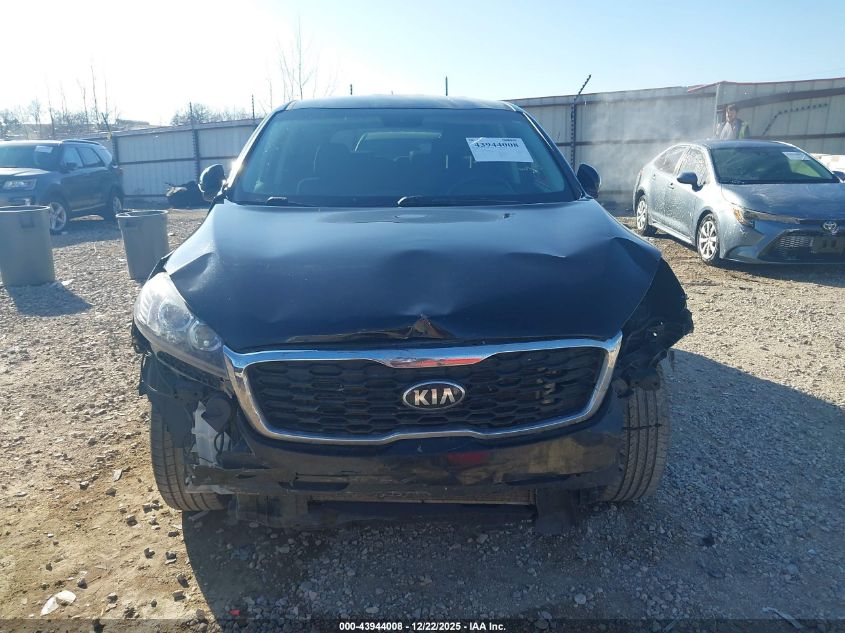2020 Kia Sorento 3.3L Lx VIN: 5XYPG4A5XLG672030 Lot: 43944008