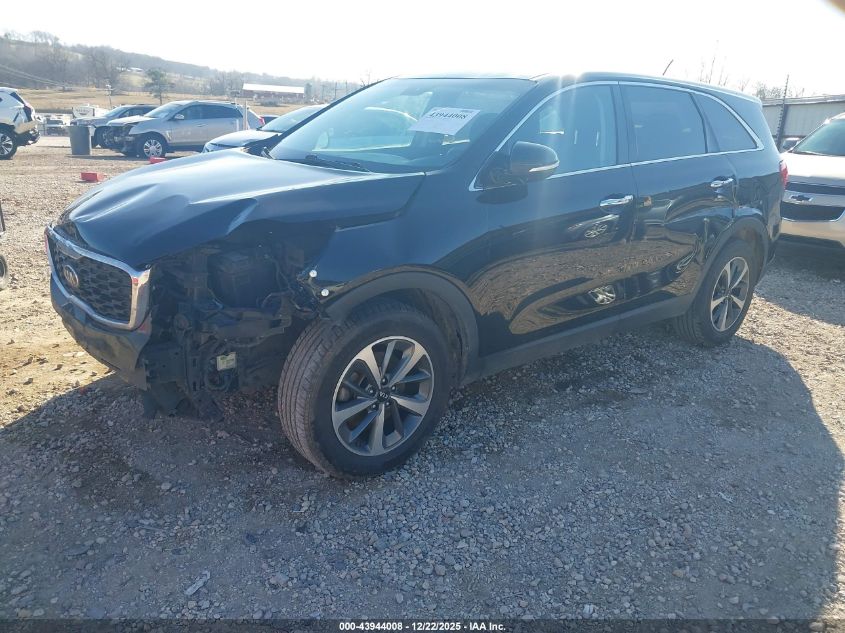2020 Kia Sorento 3.3L Lx VIN: 5XYPG4A5XLG672030 Lot: 43944008