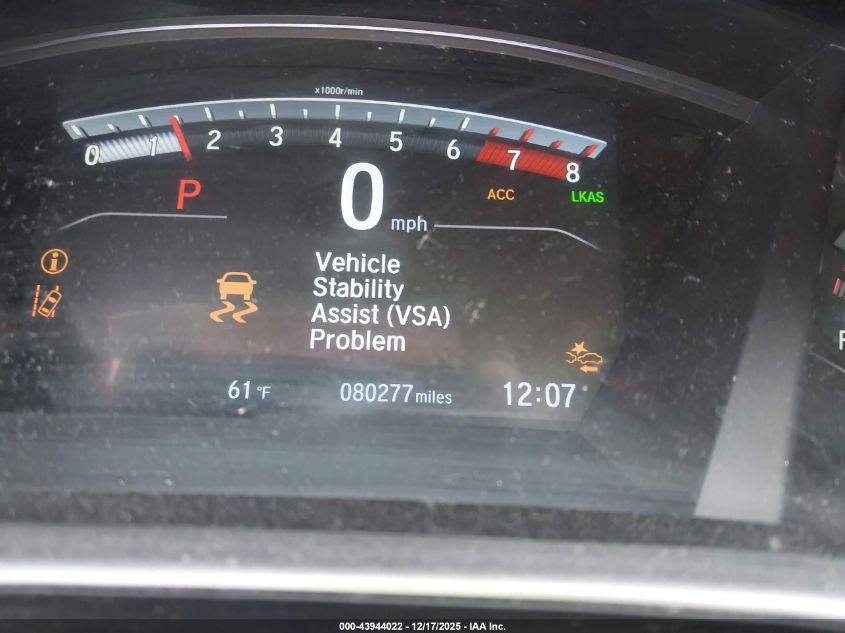 2020 Honda Cr-V 2Wd Ex-L VIN: 7FARW1H83LE019464 Lot: 43944022