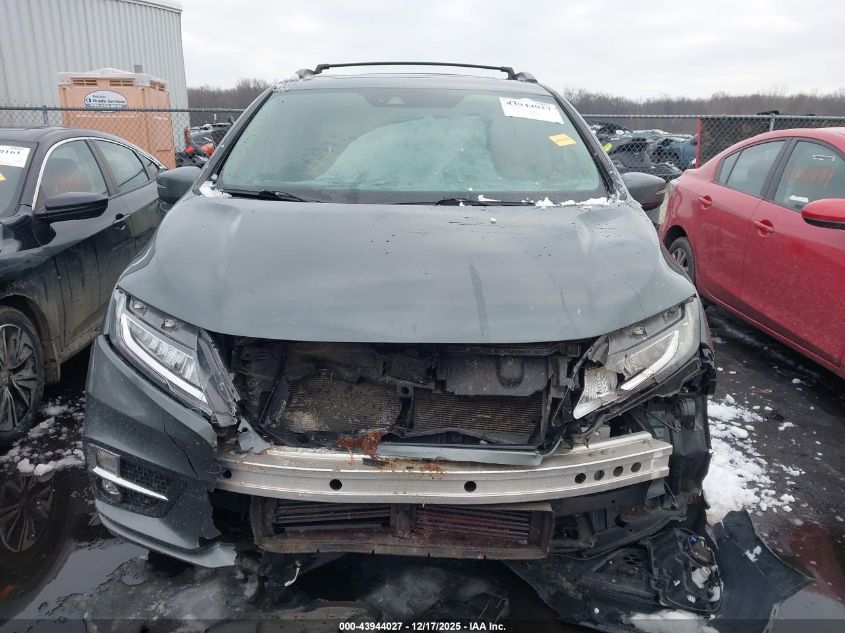 2018 Honda Odyssey Elite VIN: 5FNRL6H93JB091725 Lot: 43944027