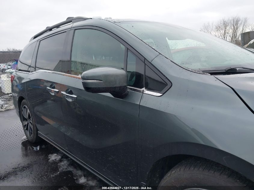 2018 Honda Odyssey Elite VIN: 5FNRL6H93JB091725 Lot: 43944027