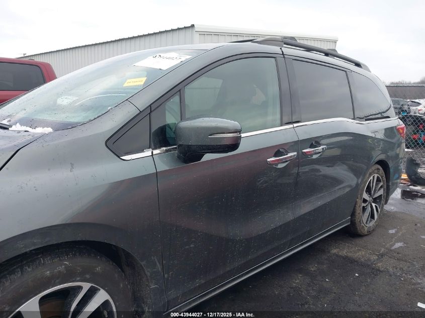 2018 Honda Odyssey Elite VIN: 5FNRL6H93JB091725 Lot: 43944027
