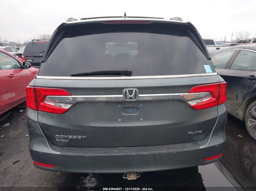 2018 Honda Odyssey Elite VIN: 5FNRL6H93JB091725 Lot: 43944027
