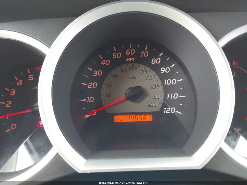 2010 Toyota Tacoma Prerunner V6 VIN: 3TMJU4GN2AM096987 Lot: 43944029