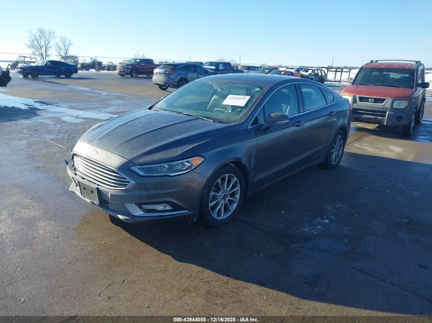 2017 Ford Fusion Se VIN: 3FA6P0HD4HR298387 Lot: 43944055