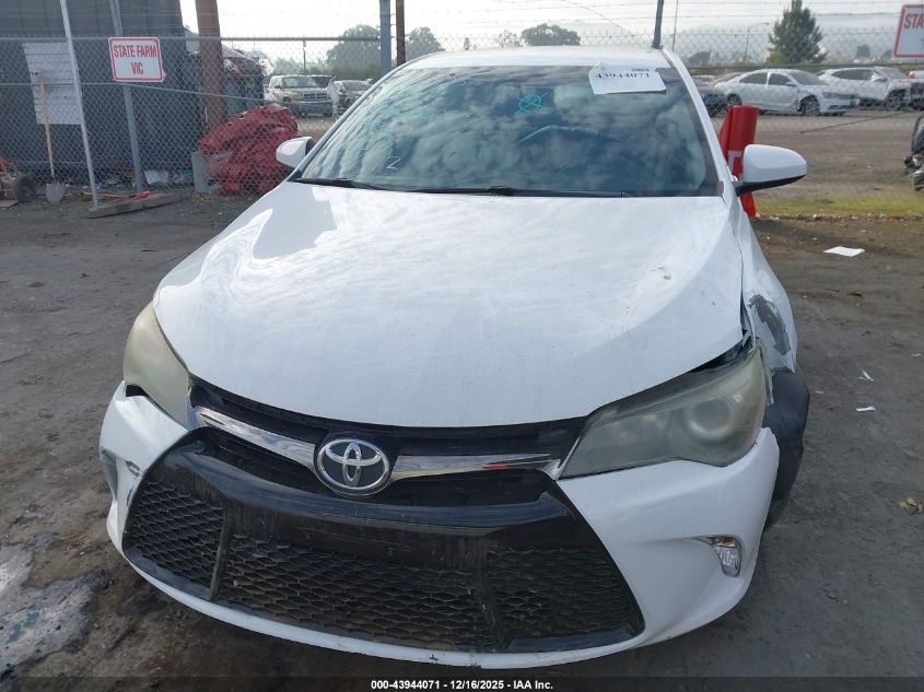 2016 Toyota Camry Se VIN: 4T1BF1FK7GU182560 Lot: 43944071