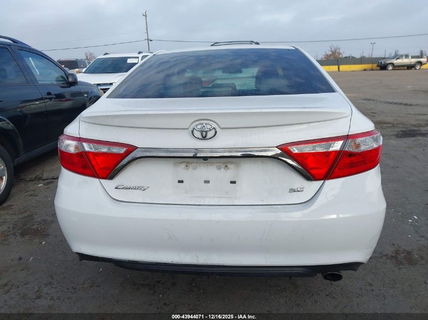 2016 Toyota Camry Se VIN: 4T1BF1FK7GU182560 Lot: 43944071