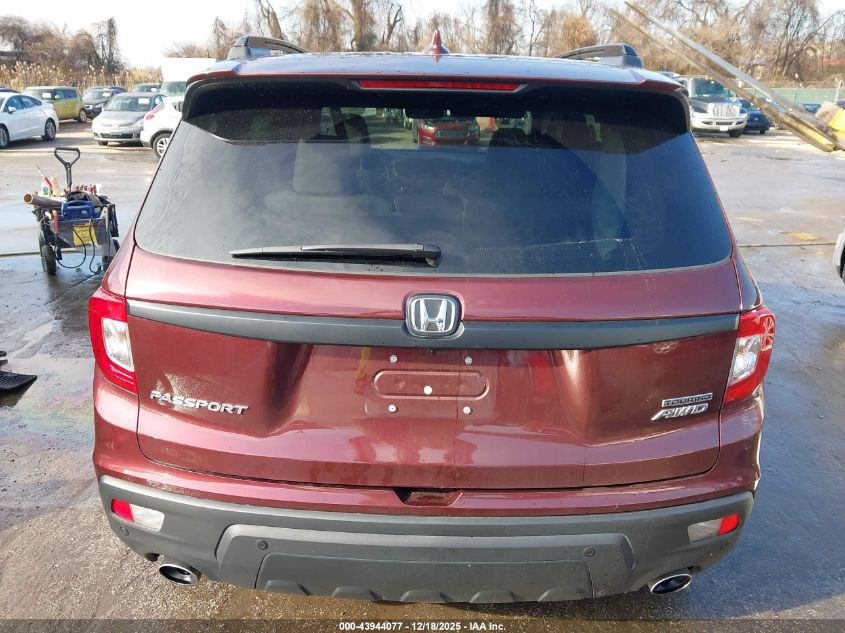 2021 Honda Passport Awd Touring VIN: 5FNYF8H99MB018720 Lot: 43944077
