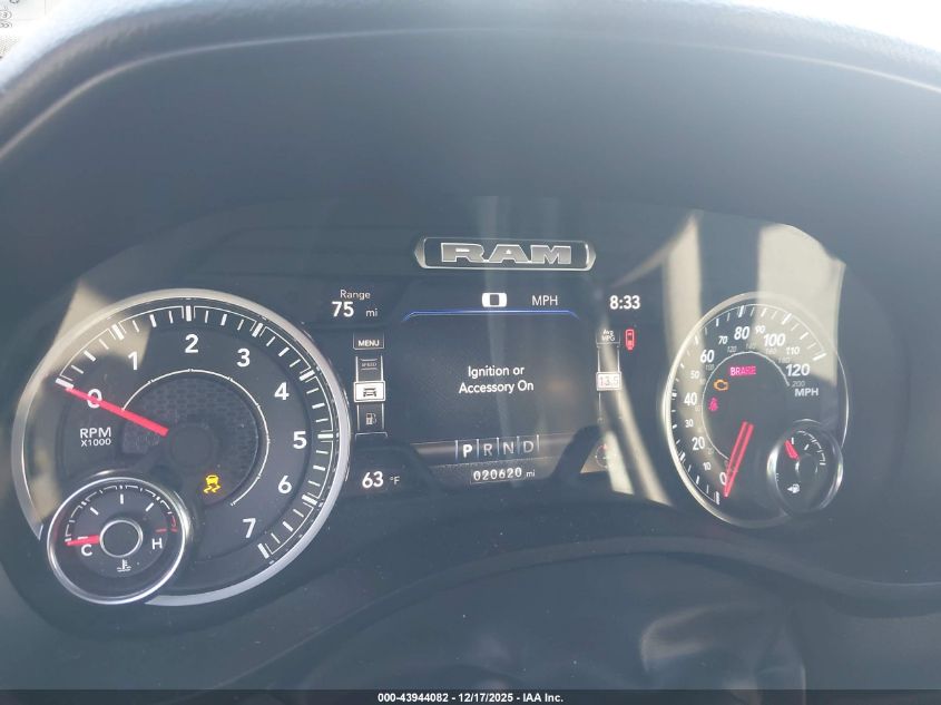 2024 Ram 1500 Big Horn 4X2 5'7 Box VIN: 1C6RREFT7RN209920 Lot: 43944082