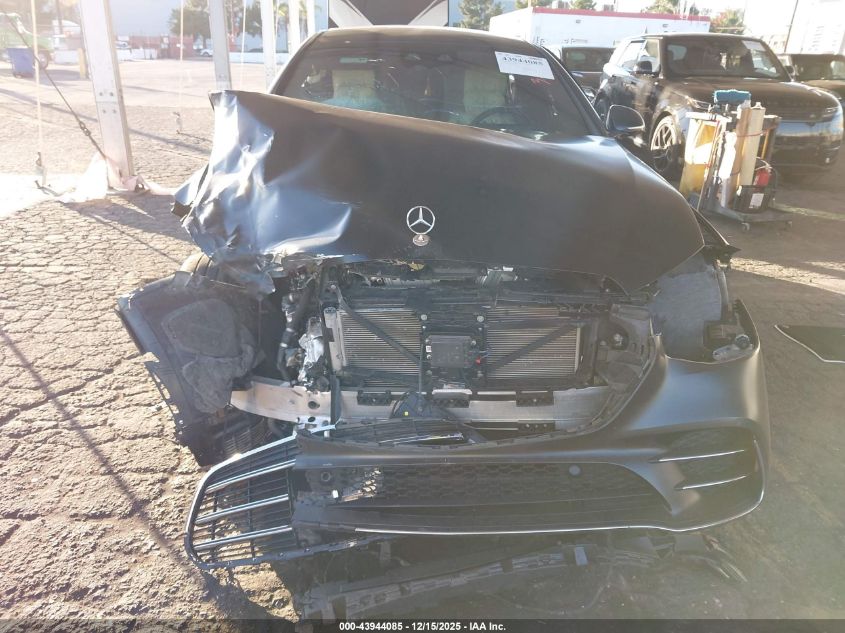 2022 Mercedes-Benz S 580 4Matic VIN: W1K6G7GB0NA133581 Lot: 43944085