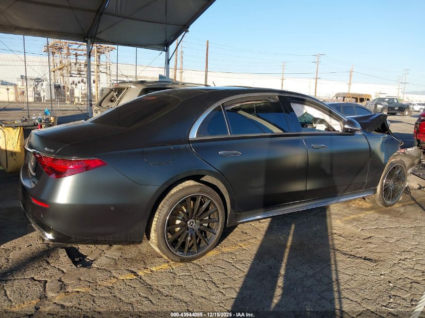 2022 Mercedes-Benz S 580 4Matic VIN: W1K6G7GB0NA133581 Lot: 43944085