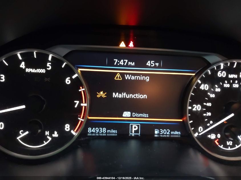 2023 Nissan Altima Sv Fwd VIN: 1N4BL4DV9PN338593 Lot: 43944104