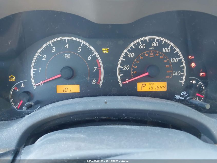 2009 Toyota Corolla Xle VIN: 1NXBU40EX9Z055198 Lot: 43944105