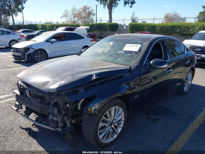 2019 Infiniti Q50 3.0T Luxe VIN: JN1EV7AP0KM540474 Lot: 43944109