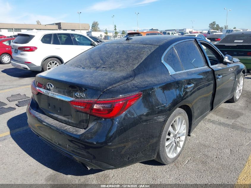 2019 Infiniti Q50 3.0T Luxe VIN: JN1EV7AP0KM540474 Lot: 43944109