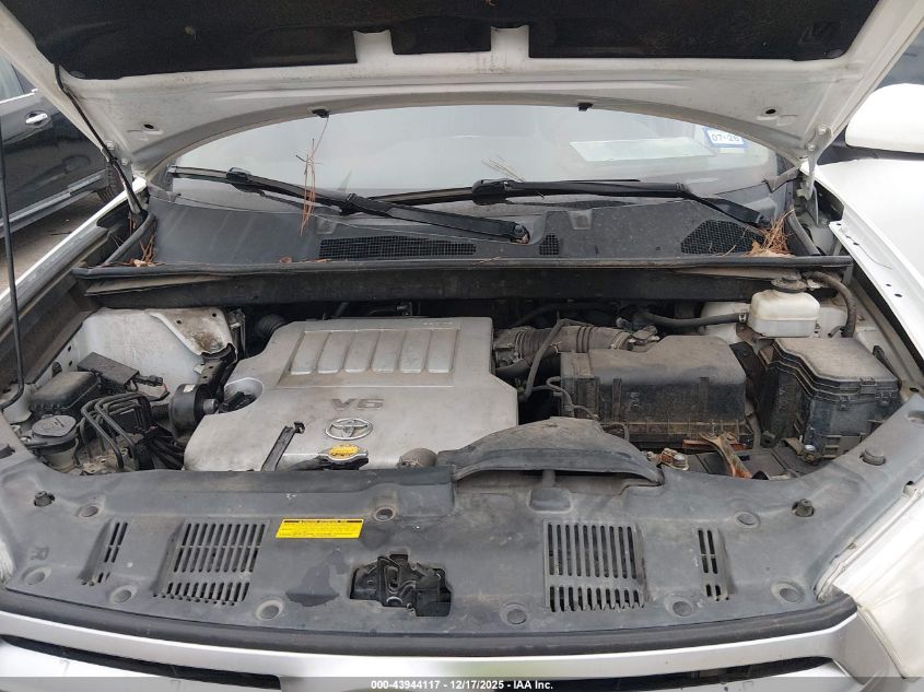 2013 Toyota Highlander Base Plus V6 VIN: 5TDZK3EH0DS097110 Lot: 43944117