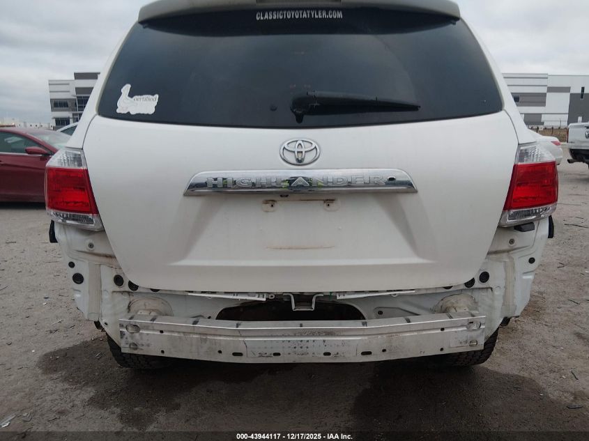 2013 Toyota Highlander Base Plus V6 VIN: 5TDZK3EH0DS097110 Lot: 43944117