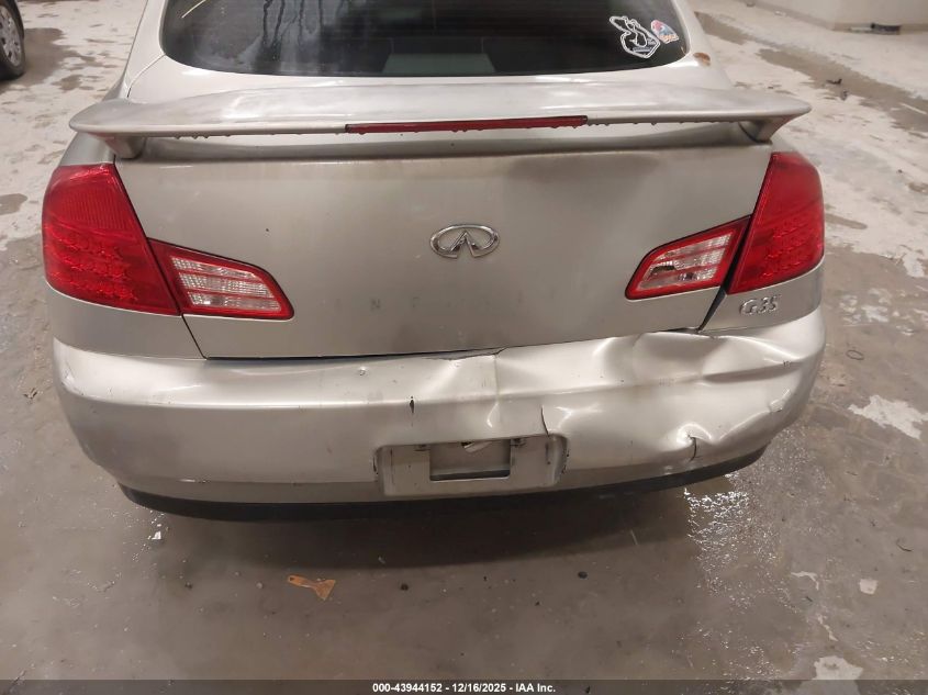 2003 Infiniti G35 Luxury Leather VIN: JNKCV51E43M327681 Lot: 43944152