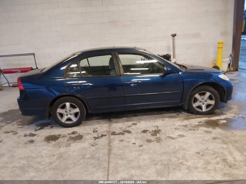 2004 Honda Civic Ex VIN: 2HGES25734H598668 Lot: 43944177