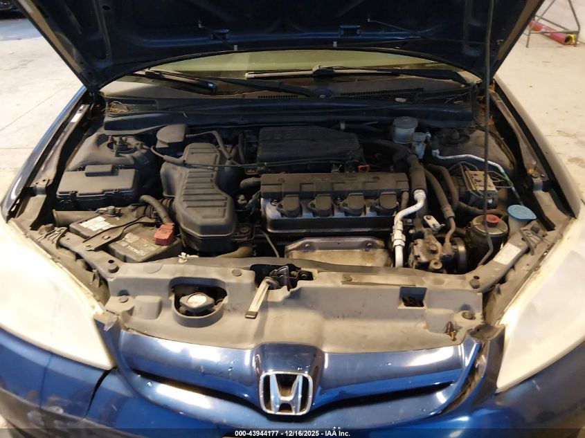 2004 Honda Civic Ex VIN: 2HGES25734H598668 Lot: 43944177