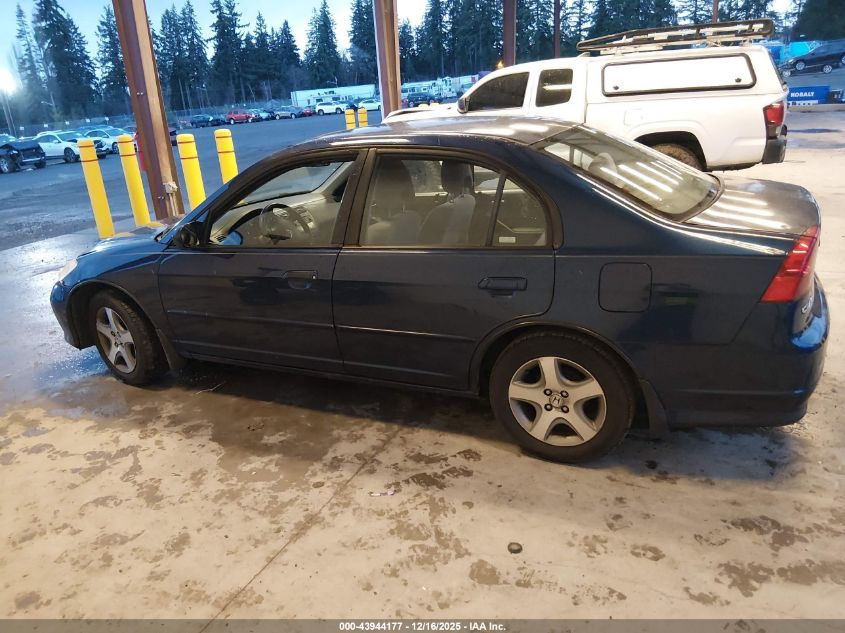 2004 Honda Civic Ex VIN: 2HGES25734H598668 Lot: 43944177