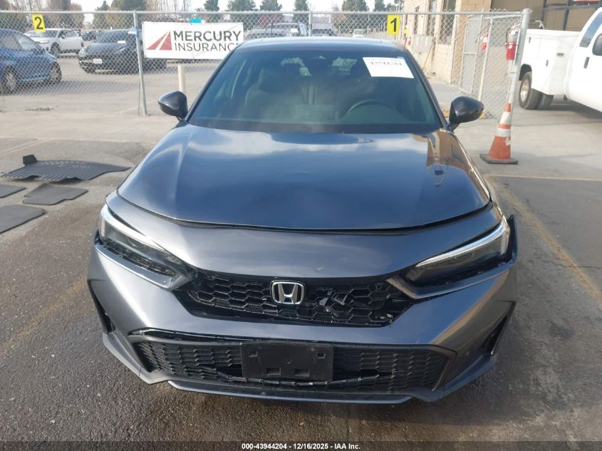 2025 Honda Civic Hybrid Sport Touring VIN: JHMFL4H92SX004586 Lot: 43944204